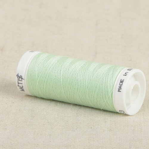 Bobine fil polyester 200m oeko tex fabriqué en europe vert menthe
