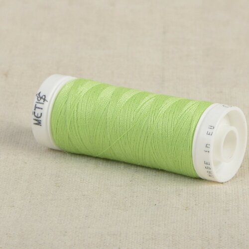 Bobine fil polyester 200m oeko tex fabriqué en europe vert printemps