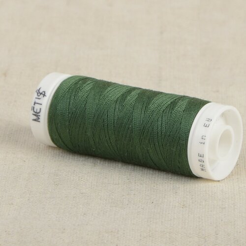 Bobine fil polyester 200m oeko tex fabriqué en europe vert riche