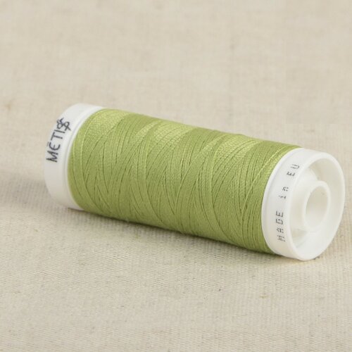 Bobine fil polyester 200m oeko tex fabriqué en europe vert-jaune