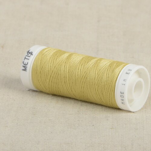 Bobine fil polyester 200m oeko tex fabriqué en europe beige foncé