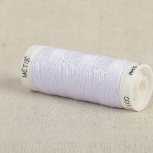 Bobine fil polyester 200m oeko tex fabriqué en europe blanc