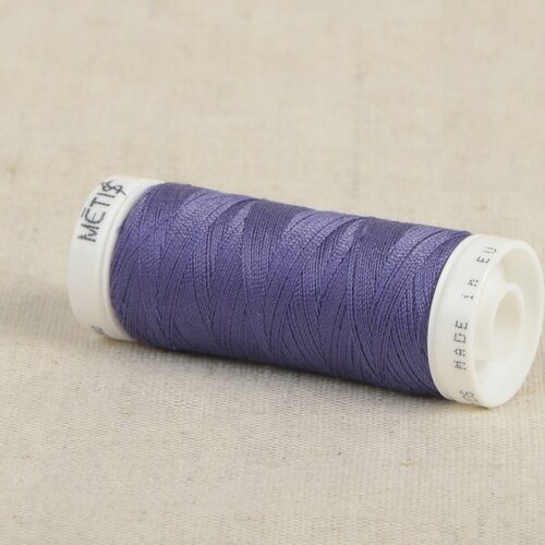 Bobine fil polyester 200m oeko tex fabriqué en europe violet fleur foncé