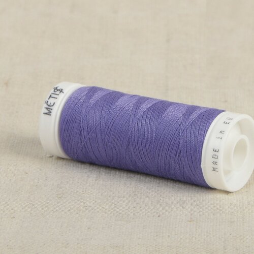 Bobine fil polyester 200m oeko tex fabriqué en europe violet fleur