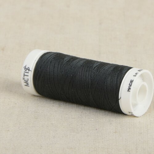 Bobine fil polyester 200m oeko tex fabriqué en europe bleu navy
