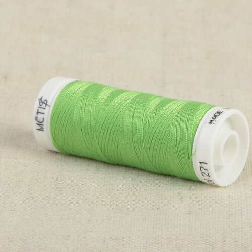 Bobine fil polyester 200m oeko tex fabriqué en europe vert feuille