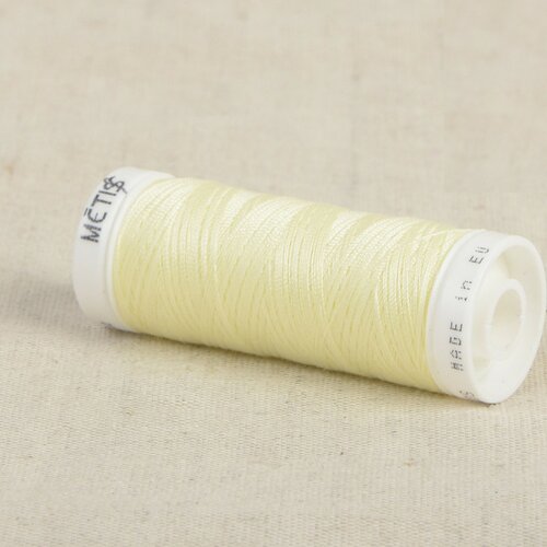 Bobine fil polyester 200m oeko tex fabriqué en europe jaune faible