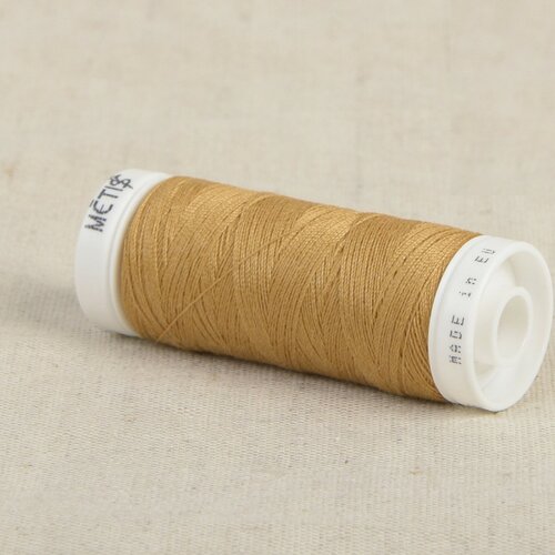 Bobine fil polyester 200m oeko tex fabriqué en europe or désert