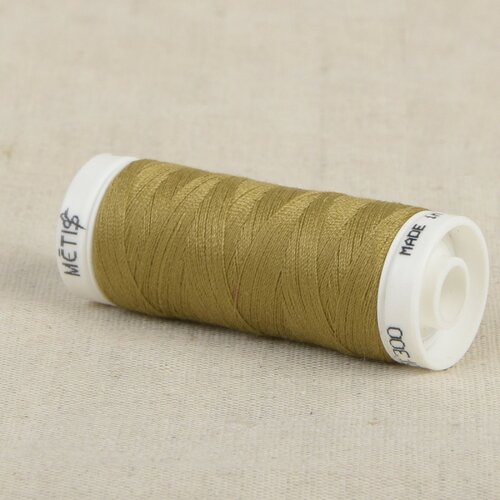 Bobine fil polyester 200m oeko tex fabriqué en europe vert or