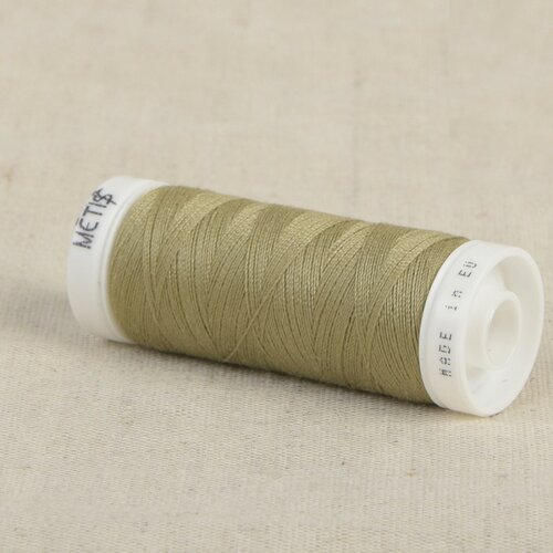 Bobine fil polyester 200m oeko tex fabriqué en europe vert reine-claude