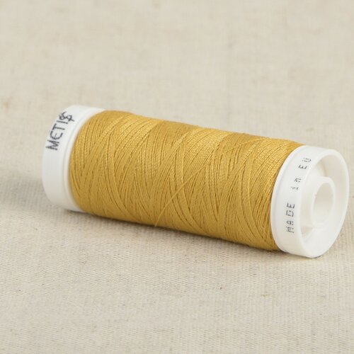 Bobine fil polyester 200m oeko tex fabriqué en europe jaune sahara clair