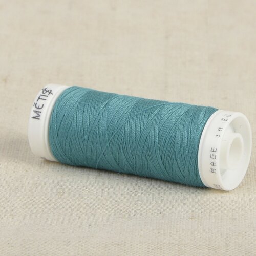 Bobine fil polyester 200m oeko tex fabriqué en europe vert océan