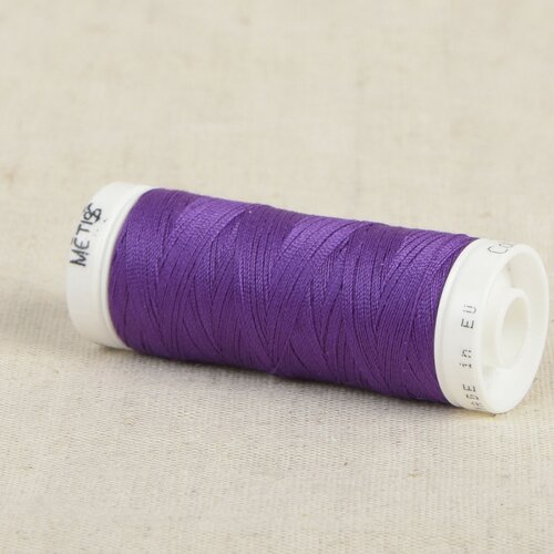 Bobine fil polyester 200m oeko tex fabriqué en europe violet satin