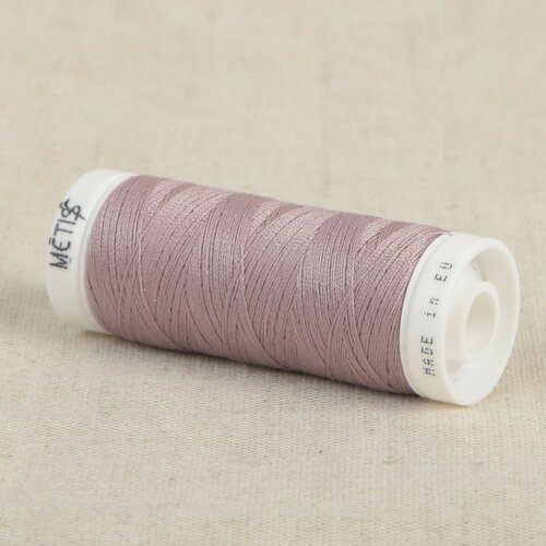 Bobine fil polyester 200m oeko tex fabriqué en europe rose aurore