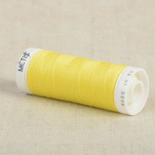 Bobine fil polyester 200m oeko tex fabriqué en europe jaune