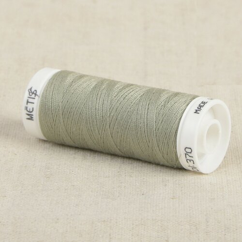 Bobine fil polyester 200m oeko tex fabriqué en europe vert gris