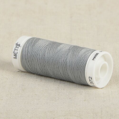 Bobine fil polyester 200m oeko tex fabriqué en europe gris moyen