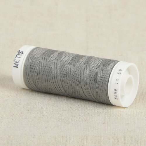 Bobine fil polyester 200m oeko tex fabriqué en europe gris pierre