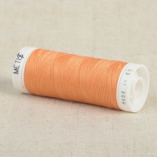 Bobine fil polyester 200m oeko tex fabriqué en europe orange fruit
