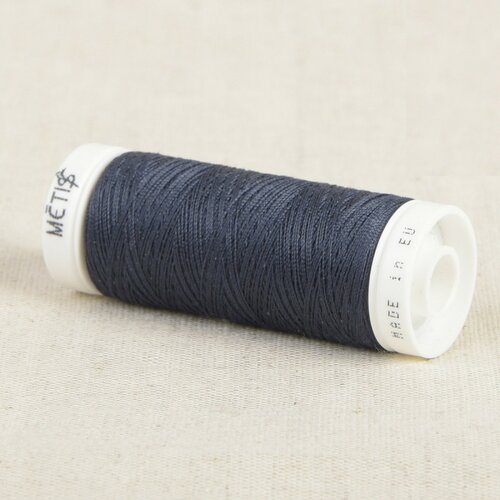 Bobine fil polyester 200m oeko tex fabriqué en europe bleu foncé