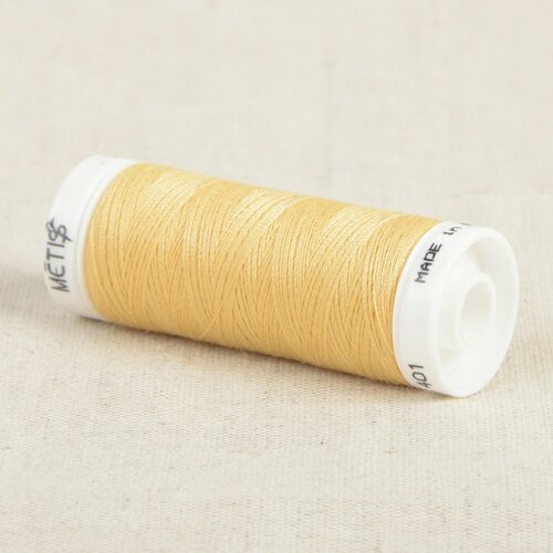 Bobine fil polyester 200m oeko tex fabriqué en europe orange sahara