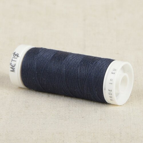Bobine fil polyester 200m oeko tex fabriqué en europe bleu profond