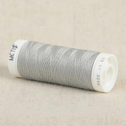 Bobine fil polyester 200m oeko tex fabriqué en europe gris canette