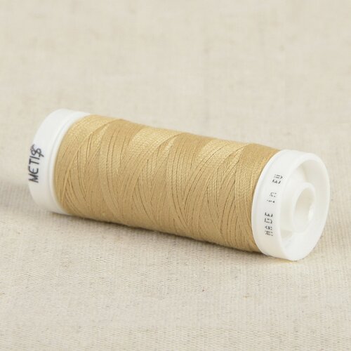 Bobine fil polyester 200m oeko tex fabriqué en europe jaune vanille