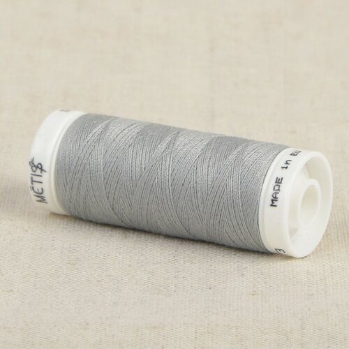 Bobine fil polyester 200m oeko tex fabriqué en europe gris ardoise