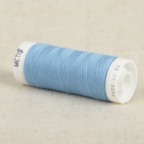 Bobine fil polyester 200m oeko tex fabriqué en europe bleu léger