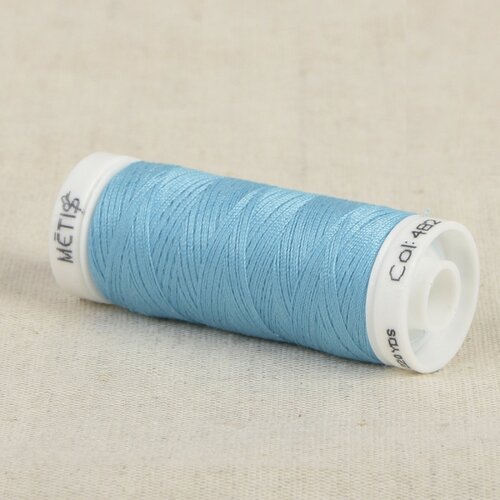 Bobine fil polyester 200m oeko tex fabriqué en europe turquoise clair