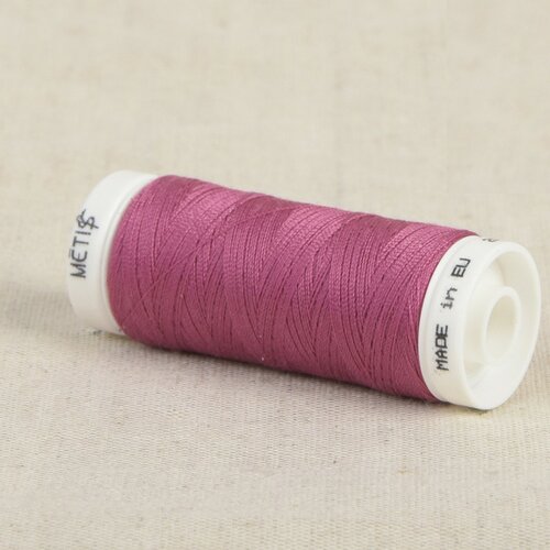 Bobine fil polyester 200m oeko tex fabriqué en europe rose fuchsia