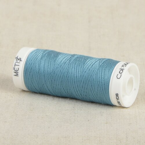 Bobine fil polyester 200m oeko tex fabriqué en europe bleu eau profonde