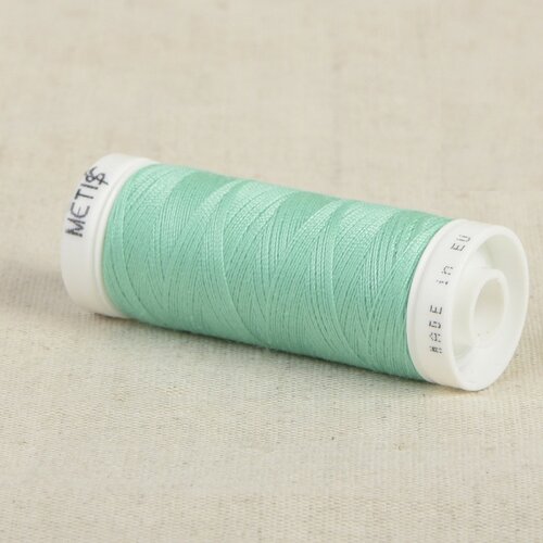 Bobine fil polyester 200m oeko tex fabriqué en europe vert menthe profond