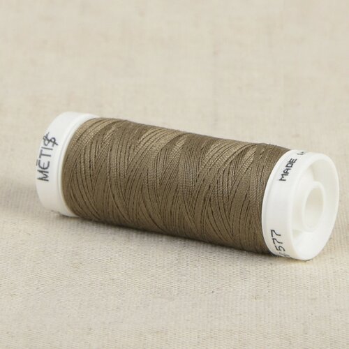 Bobine fil polyester 200m oeko tex fabriqué en europe brun truffe