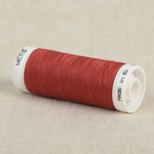 Bobine fil polyester 200m oeko tex fabriqué en europe rouge