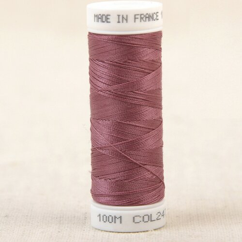 Fil à coudre polyester 100m made in france - rose blush 247
