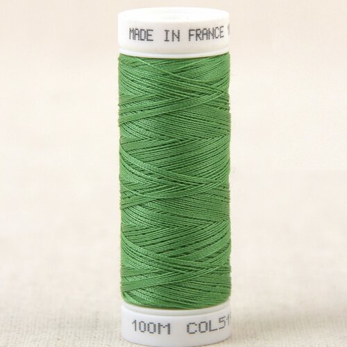 Fil à coudre polyester 100m made in france - vert pomme 519