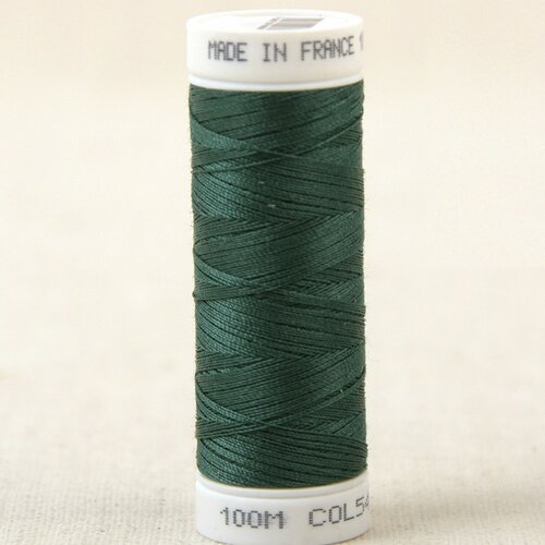 Fil à coudre polyester 100m made in france - vert fonce 541