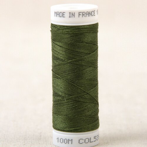 Fil à coudre polyester 100m made in france - vert foret 539