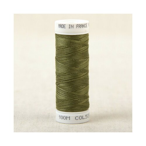 Fil à coudre polyester 100m made in france - vert vervaine 537