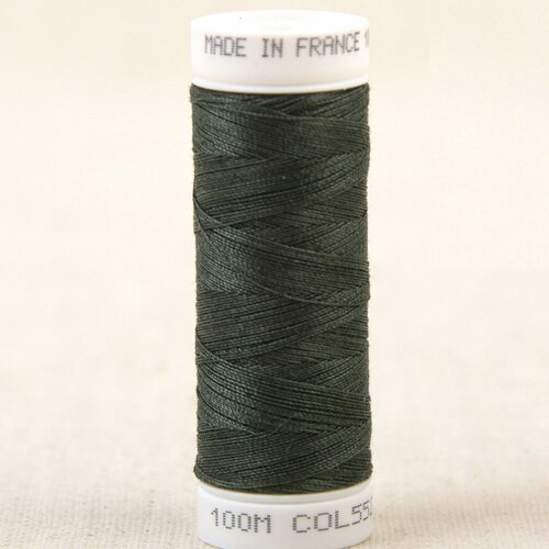 Fil à coudre polyester 100m made in france - vert toundra 552