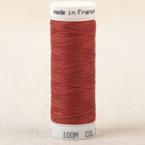 Fil à coudre polyester 100m made in france - rouge 235