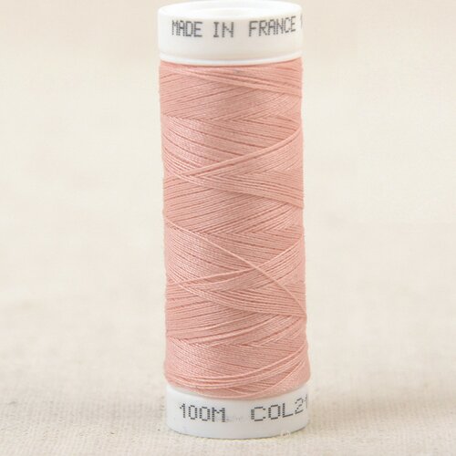 Fil à coudre polyester 100m made in france - rose 210