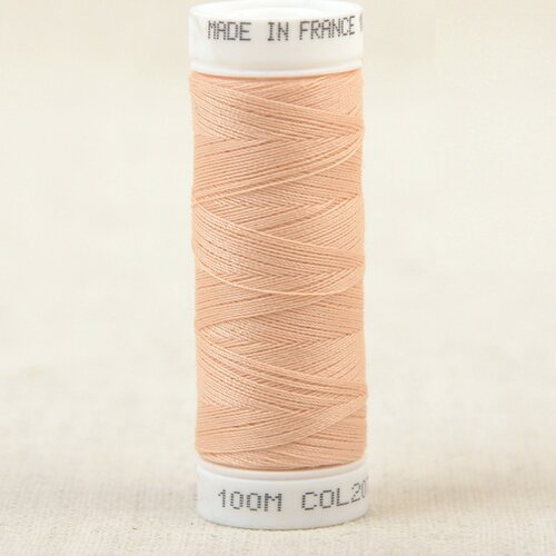 Fil à coudre polyester 100m made in france - beige aloes 207