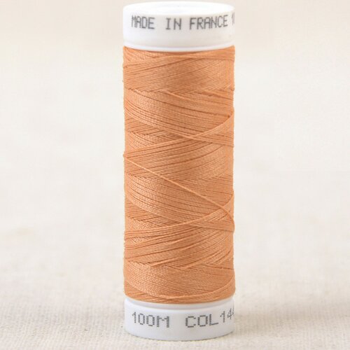 Fil à coudre polyester 100m made in france - orange cobelie 144