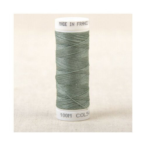 Fil à coudre polyester 100m made in france - vert officier 544