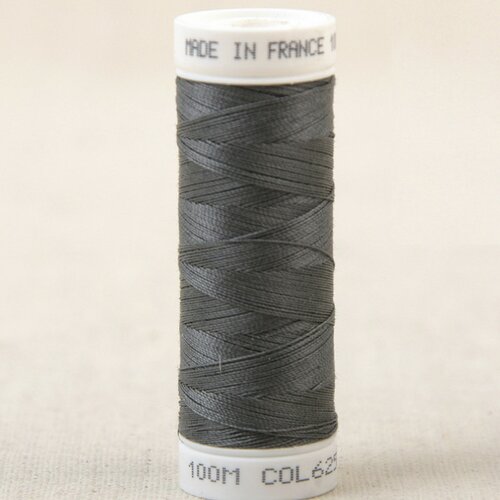 Fil à coudre polyester 100m made in france - gris 625