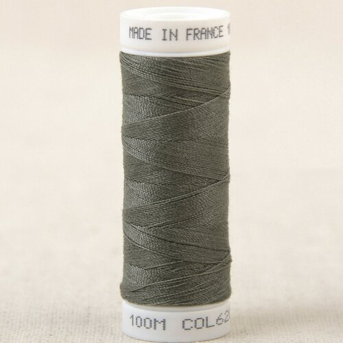 Fil à coudre polyester 100m made in france - gris autruche 614