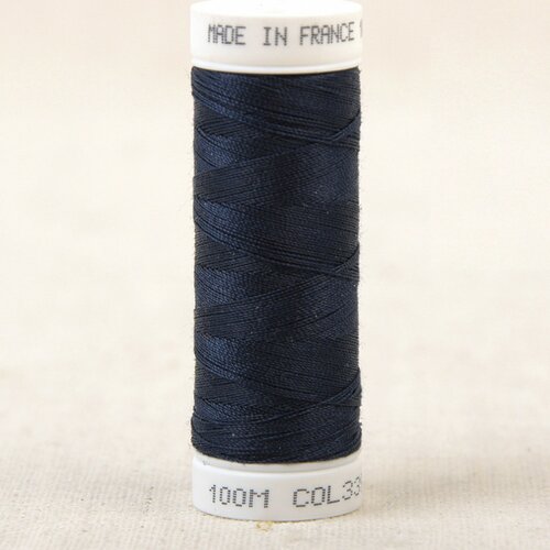 Fil à coudre polyester 100m made in france - bleu de france 339